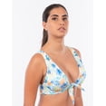 thumbnail image 3 of TOP TRAJE DE BAÑO AZUL TURQUESA SW  DAMA HOJAS XL, 3 of 3