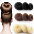 thumbnail image 4 of Deft Bun for Hair Multiple Pattern Vintage DIY French Updo Twist Bun Shaper Fashion Hair Bands Hair Accessories, 4 of 4