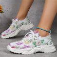 thumbnail image 2 of AUDeals Women Travel Walking Shoes - Lightweight Breathable Mesh Sneakers for Casual Trips and Everyday Motion (White, 8), 2 of 8