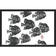 thumbnail image 2 of "Racing Fish II" Framed Painting Print, 2 of 4