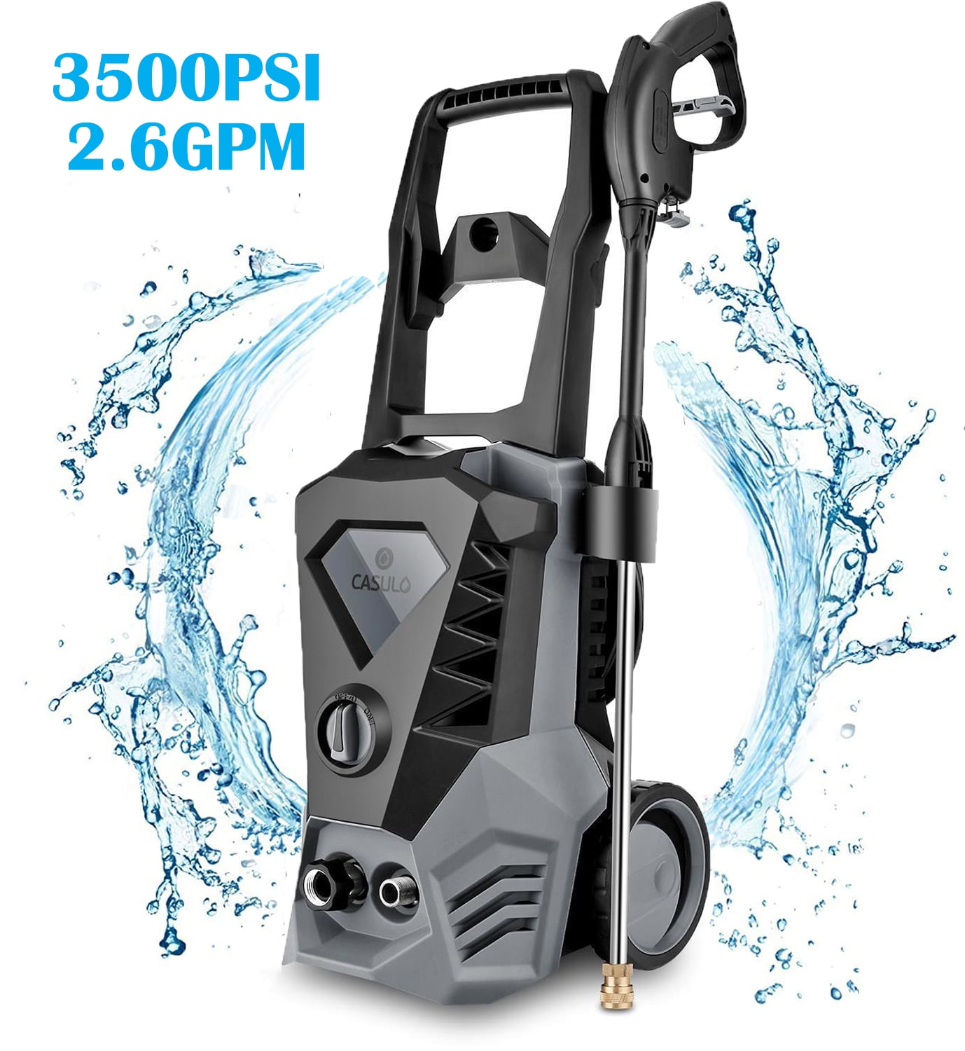 3500PSI Electric High Pressure Washer 2.6 GPM Max.1800W Cleaner Machine