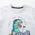 thumbnail image 4 of Akiihool T-Shirts Graphiques pour Garçons T-Shirts pour Enfants Col Rond Coton T-Shirts Unis Garçons Filles Manches Courtes Tout-Petits Confort Doux Chandails de Dessous Hauts (Bleu, 6-7 Ans), 4 of 4