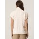 thumbnail image 4 of Chaleco de Cuello Alto para Mujer Chaleco sin Mangas Jersey de Punto de Color Sólido Suéter Informal Albaricoque L, 4 of 6