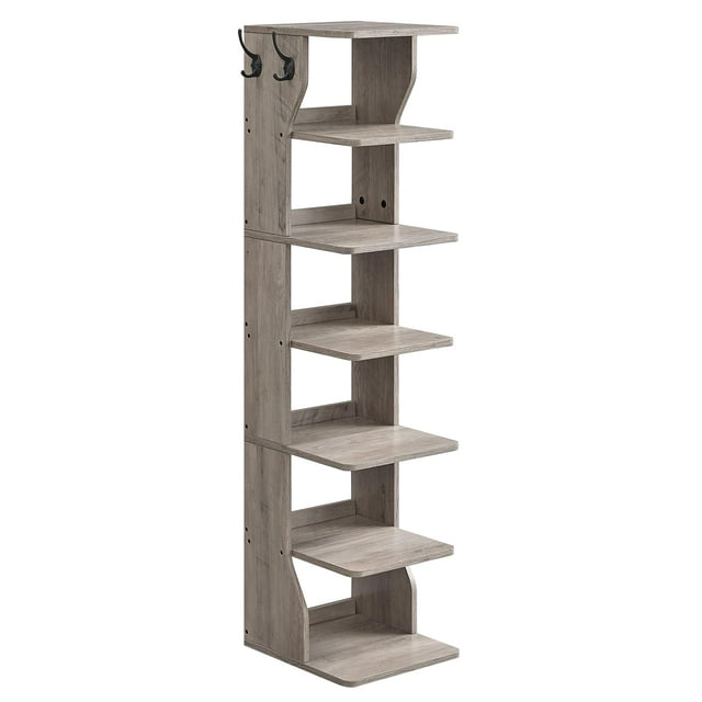 Shoe Rack VASAGLE 7-Tier Vertical Slim Organizer