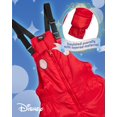 thumbnail image 4 of Disney - Juego de traje de nieve para niños pequeños, 2 piezas Toy Story Mickey Mouse Cars aislado, chamarra de invierno y overol de esquí para niños, negro, 4 of 7