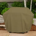 thumbnail image 2 of COVERS&ALL BBQ Grill Cover with Elastic, 160 GSM Duro Pro Breathable Non-Woven Fabric, Waterproof UV Resistant, Ideal for Indoors and Outdoors (50" W x 24" D x 48" H, Brown), 2 of 8