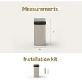 thumbnail image 2 of Mega Handles | Round Floor Door Stopper 3 inches | Satin Nickel, 2 of 4
