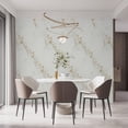 thumbnail image 4 of Dundee Deco Peel and Stick Faux Marble Wallpaper Roll, 24" x 9', White, Grey Gold Veins, 4 of 8