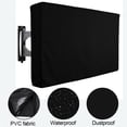 thumbnail image 3 of Yuarrent Cubierta de TV impermeable para exteriores, Protector de televisión negro para LCD LED de 22'' a 70'' Jardín y Patio Numero 3 Yuarrent HA026231-03, 3 of 6