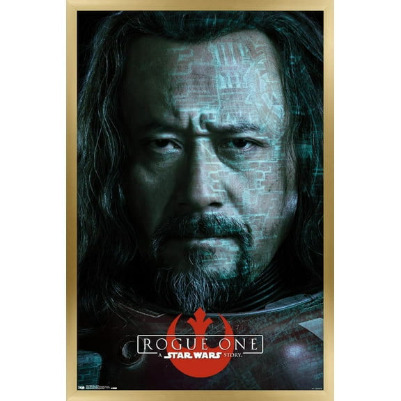 Star Wars: Rogue One - Baze Wall Poster, 14.725" x 22.375", Framed
