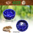 thumbnail image 5 of 2 Pcs Hamster Food Bowl Guinea Pig Ceramic Water Bowl Small Animal Feeding Dish for Dwarf Hamster Gerbil Syrian Ferret Chinchilla Hedgehog Bunny, 5 of 5