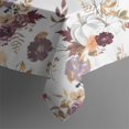 thumbnail image 5 of Pioneer Flower Floral Print Pattern Square Tablecloth,Waterproof Square Table Cover,Wipeable Spillproof Washable Table Cover for Home Kitchen Party Decor 42"X42"(107x107cm), 5 of 6