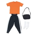 thumbnail image 3 of Ropa de muñeca masculina Sunnimix a escala 1/6 Trajes elegantes Naranja, 3 of 8