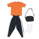 thumbnail image 3 of Ropa de moda para hombre a escala 1:6, hecha a mano, elegante y cuidadosamente cosida. Naranja, 3 of 9