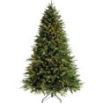 thumbnail image 1 of Recién llegado, árbol de Navidad Artificial Premium de 1,2-2,4 M, regalos artísticos verdes, decoraciones navideñas con luces Led incluidas, 1 of 3