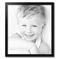 thumbnail image 2 of ArtToFrames 24" x 27" Satin Black Double Step Lip Picture Frame, 24x27 inch Black Wood Poster Frame (WOM-1418), 2 of 7