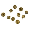 thumbnail image 4 of Yazoeia 10pcs Dice Set Polyhedral Dice Role Playing RPG Games Acrylic DND Board Game Accessory Dice D10 MY320-37239, 4 of 13