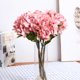 thumbnail image 2 of Daboolka Ramo de hortensias artificiales, flores de seda, boda, fiesta nupcial, decoración del hogar (rosa oscuro), 2 of 2