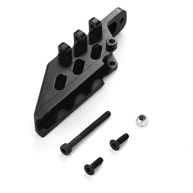 Vogacara Montaje de enlace trasero de aleación de aluminio para AXIAL 1/10 ROCK RACER 90026 AX31020 Hop-ups pieza de actualización pieza de Kits de construcción modelo Negro