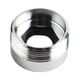 thumbnail image 2 of KDJ Water Saving Faucet Metal Adaptor Inside Thread Kitchen Tap Aerator Connector Internal 18mm to External 22mm Silver for Home Office School Public Places, 2 of 10