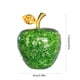 thumbnail image 2 of Manzanas de cristal verde, regalos para ella en Nochebuena, decoración romántica de manzanas, 2 of 6