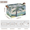 thumbnail image 7 of Yayeee Foldable Storage Basket for Shelves with Handles Waterproof Cloth Bins, Mounatin at Dawn, 7 of 7