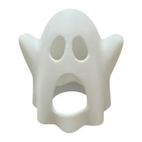 Eoozwa Halloween Ghost Candle Holder Cute Ceramic Ghost Tealight Votive Candleholder Table Decor Halloween Candlestick Holder for Home Spooky Accents Centerpiece Party