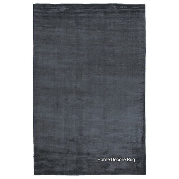 Loomed Viscose Rug For Living Room Black Loop-Cut Rug Prince Carpet Palace Handmade Area rug (6'x9', 8'x10', 8'x11', 9'x12', 9'x13', 10'x14', 11'x15', 12'x15')