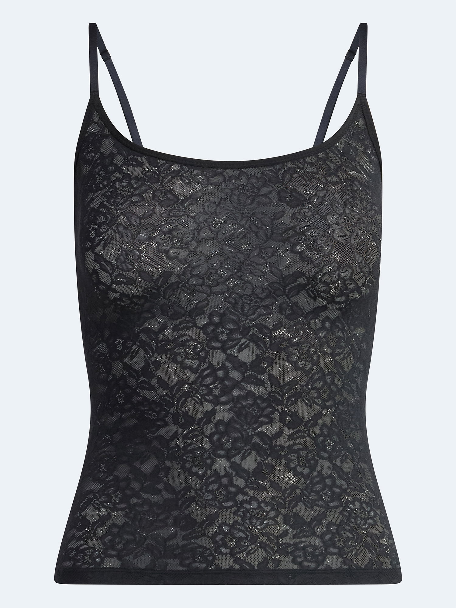 Joyspun Women's Soft Stretch Lace Cami, Sizes XS-XXXL