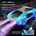 thumbnail image 5 of RC Drift Car Dual Remote Control Car with Spray & Lights, Rechargeable Fast Race Vehicle for Kids Christmas Birthday Gifts, 5 of 6