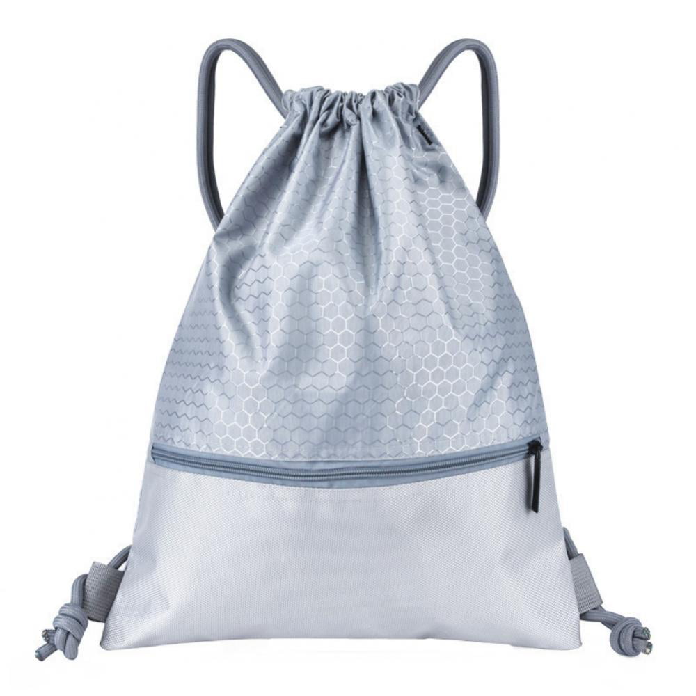 Sports Backpack Travel Athletic Gymnastics Sackpack Drawstring Sport School Bag 