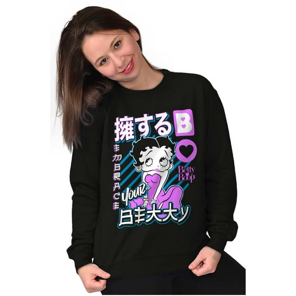 Retro Cartoon Embrace Your Betty Women Crewneck Sweatshirt Brisco Brands S