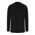 thumbnail image 3 of Prolriy Womens Shirts, Womens Long Sleeve Shirts Casual Fall Fashion Crewneck Tops Loose Fit Lightweight Womens Tops Black L, 3 of 5
