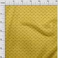 thumbnail image 2 of oneOone Polyester Lycra Yellow Fabric Rabbit Animal Sewing Material Print Fabric By The Yard 56 Inch Wide, 2 of 4