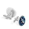 thumbnail image 3 of Shark Elegant Cufflink Sets for Formal Attire, Made of Stainless Steel, for Special Occasions, 3 of 6