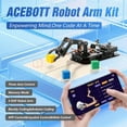 thumbnail image 3 of ACEBOTT 4 DOF ESP32 Programmable Robotic Arm Kit – STEM Educational DIY Robotics Kit Compatible with Arduino, App & Remote Control – Perfect Gift for Teens, Kids 8+, Coding & Engineering Learning Toy, 3 of 7
