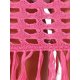 thumbnail image 5 of Falda de ganchillo Inspire Chic para mujeres, falda de malla con flecos, falda de playa con cordón, rosa intenso XS, 5 of 6
