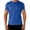 Blue, variant on Trainning Tees for Men Short Sleeve T Shirt with Reflective Stripe Breathable Workout Top for Night Running Ridinng Wear Gray S
