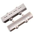 thumbnail image 4 of Paquete de 2 para Pastillas de Bajo de Blancas, Cuello Y Puente para Piezas de Instrumentos Musicales de Bajo shamjiam Cubierta de pastilla Jazz Bass, 4 of 6