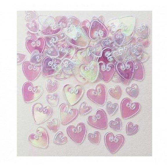 Amscan Iridescent Hearts Confetti