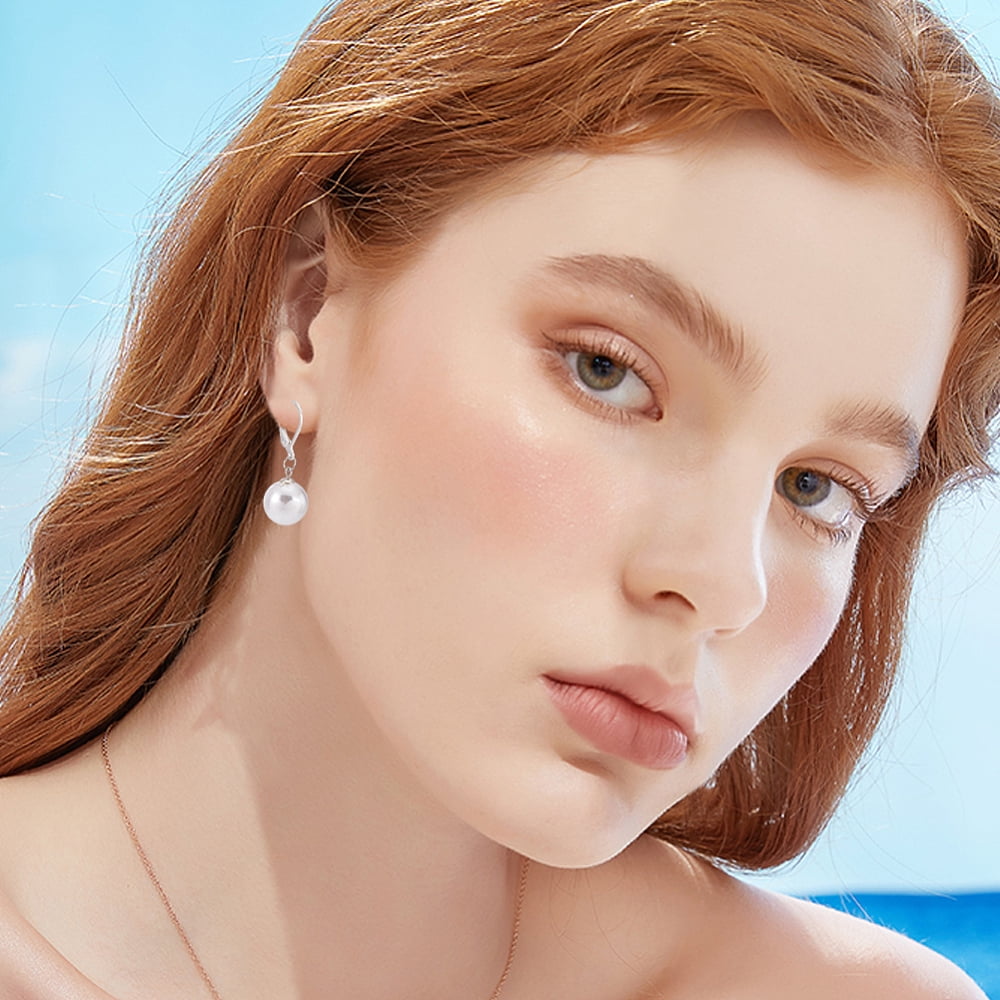 1 Box 200Pcs Leverback Earring Hooks 925 Sterling Silver Plated Brass French Earring Hooks Clasp Clip Ear Wire for Dangle Jewelry Making DIY Findings