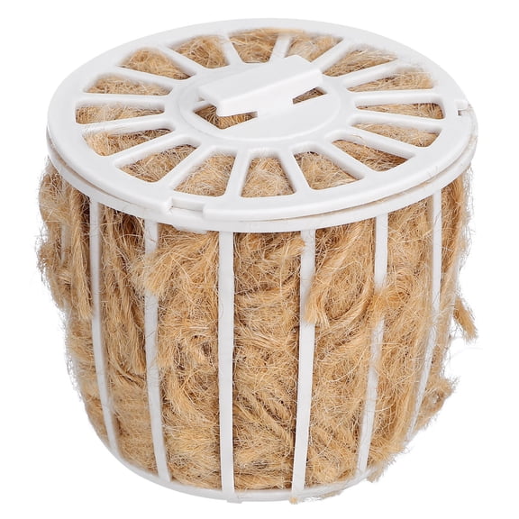 PAMINGONO 1Pack Nesting Pad for Birds with Jute and Cotton in 7.30X7.30X6.50CM for Garden and Porch