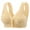 Yellow, variant on New Soft Padded Front Closure Bra For Women Comfortable Wireless And Steel Vest Style Plus Size Tan Sports Bra Womens Bras No Underwire Strong Support Sports Bras for Women Women's Push up Bras High