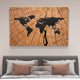 thumbnail image 4 of Póster de lienzo con mapa del mundo, mapa del mundo, decoración de dormitorio, paisaje deportivo, decoración de oficina, regalo, estilo marco, 20 x 30 cm, 4 of 8