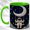 Green, variant on Astronaut Moon Swing Coffee Mug, Space Dream Mug, Ceramic 11 oz