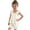 Beige, variant on Cethrio Girls Summer Outfit Sets, Flutter Sleeve Vacation Casual 2 Piece Girls Clothing sets Pink Size 6-7 T