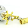 thumbnail image 3 of Moulinet de Pêche Carpe Baitcasting Tambour Roue MAX DRAG 28KG Appât de Mer Moulinets de Pêche pour Bateau, Cadre Squelet en Aluminium Rigide, 3 of 6