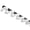 Black, variant on Aluminum Alloy Curtain Track, S-shaped Wavy Mute Sliding Curtain Rail, Ceiling Mount For Living Room Bedroom Room Divider,