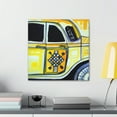 thumbnail image 4 of Taxi at Midnight Glow - Canvas, 4 of 10