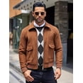 thumbnail image 3 of COOFANDY Men's Crew Neck Sweater Slim Fit Lightweight Sweatshirts Knitted Pullover for Casual or Dressy Wear, 3 of 6